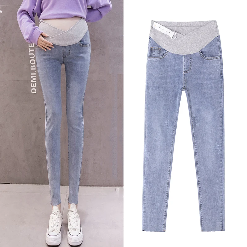 For Pregnant Women Pregnancy Clothing Denim Pants Mother Clothes Pregnant Trousers