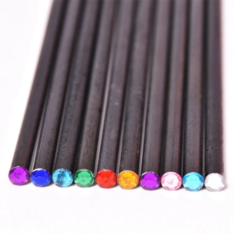 Карандаш Hb со стразами цветной карандаш канцелярские товары принадлежности для