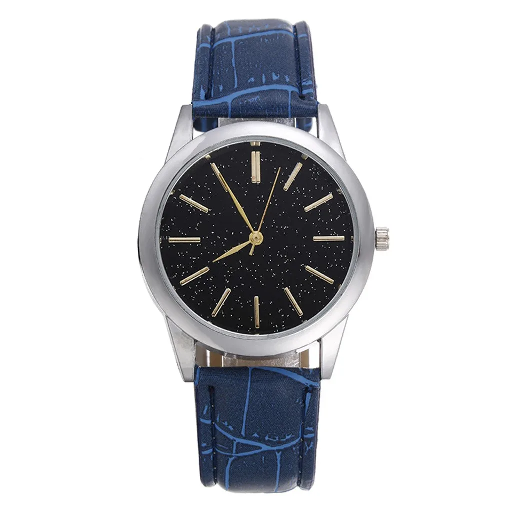 

Popular Men's Casual Net With Stars Decoration Fashion Wild Belt Watch