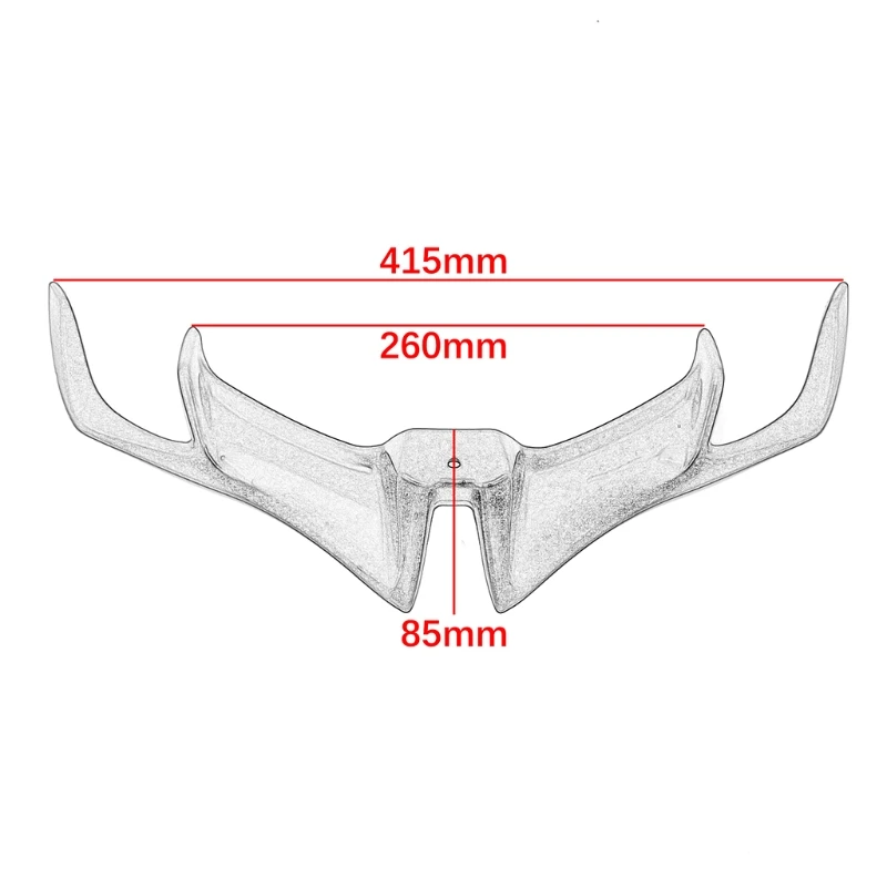 

Motorcycle Front Fairing Aerodynamic Winglets ABS Lower Cover Protection Guard