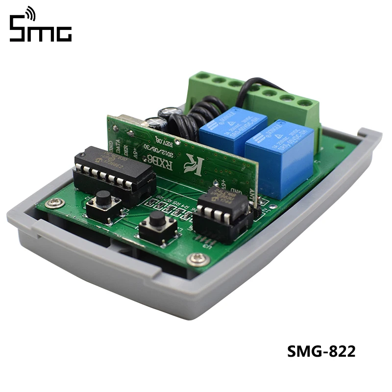 5 шт. 2 канала 12В 24В DC RF приемник код прокатки передатчик команды гаражные ворота