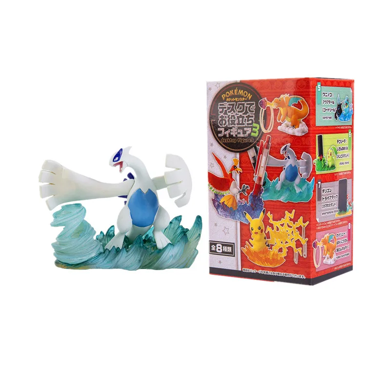 Покемон 8 видов стилей глухая коробка игрушки Пикачу аниме фигурки Dragonite Chikorita