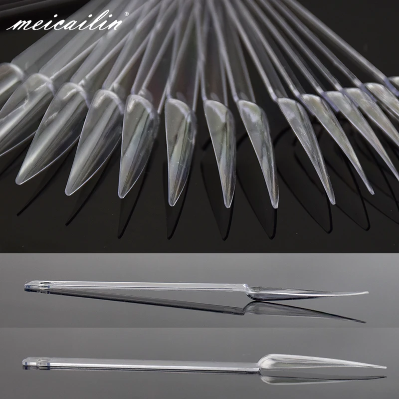 40 шт. веерообразные палочки для дизайна ногтей 4 цвета|Накладные ногти| |