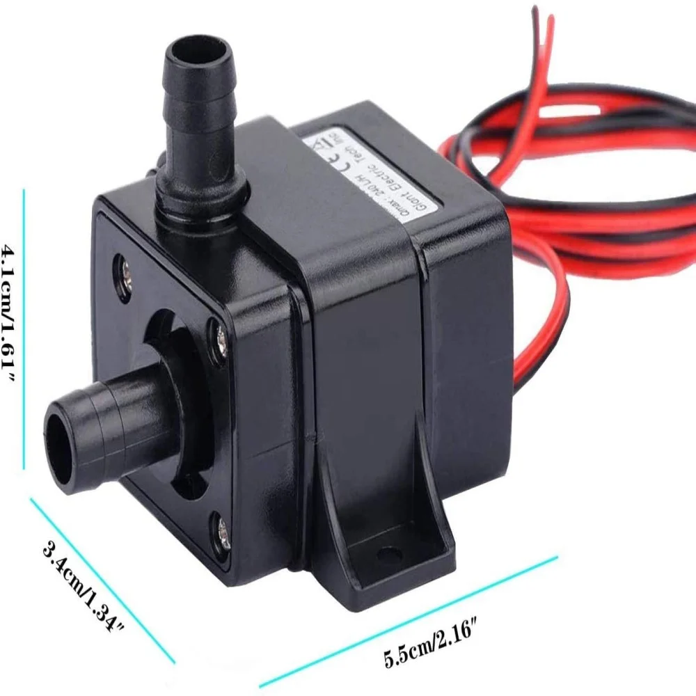 DC 12V Submersible Fountain Pump with 118&quot High Lift 3.6W Water Mini Electric Brushless Pumps | Инструменты