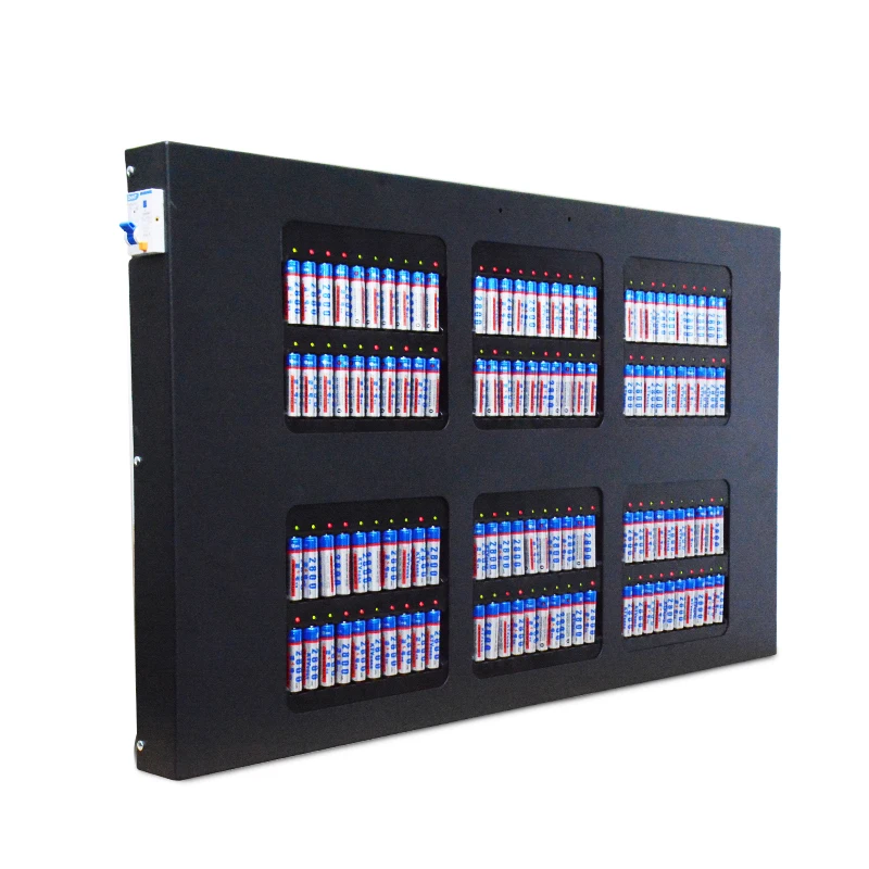 구매 1.2v120 섹션 5th No. 7th NiMH 배터리 충전 캐비닛 단일 포인트 단일 제어 KTV 무선 마이크 전용 충전기