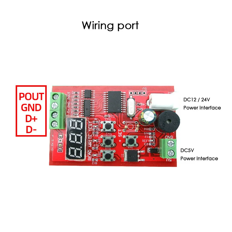 DMX512 DMX редактор для Настройка адреса код записи DM серии декодер | Электроника