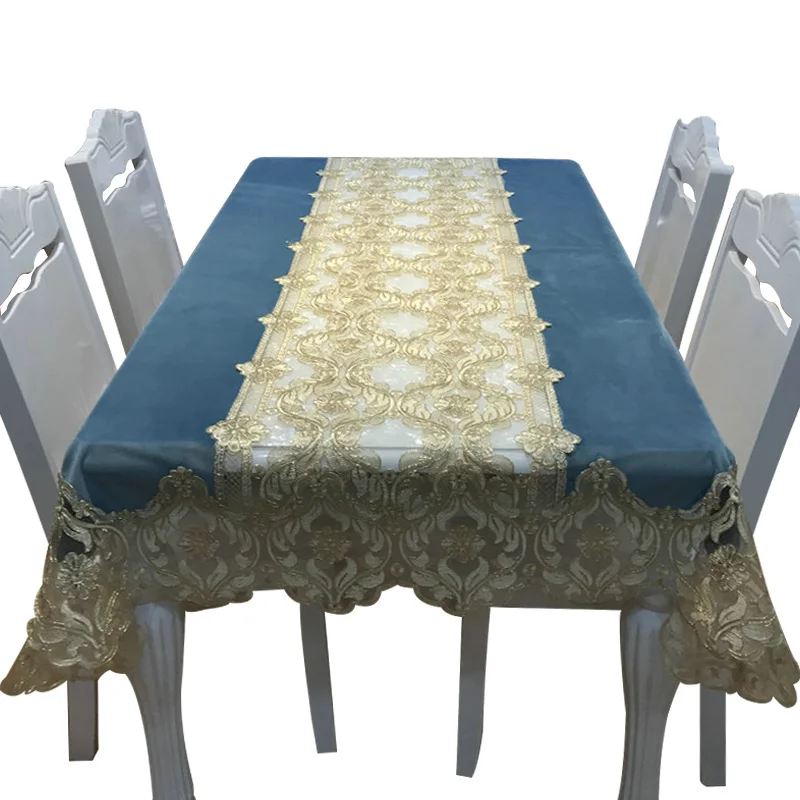 

2022 New Arrival Lace Square Table Cloth Furniture Rectangle TV Dust Cover Refrigerator Round Coffee Tablecloth Home Decoration