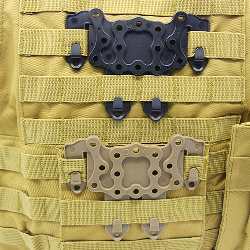 

Tactical Army Strike Molle Platform Mount Plate for CQC Gun Holster Mgazine Pouch Adapter Combat Vest Hunting accessories