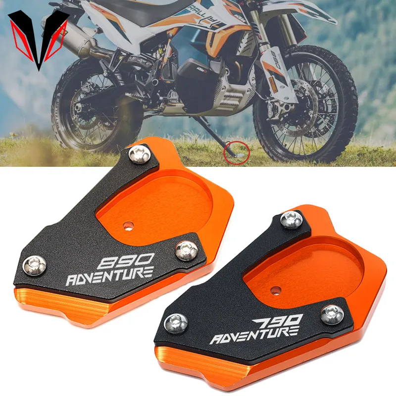 

For KTM 890 Adventure R 2021 2022 790 Adventure R / S 2019 2020 Motorcycle Accessorie Side Stand Enlarge Kickstand Extension Pad