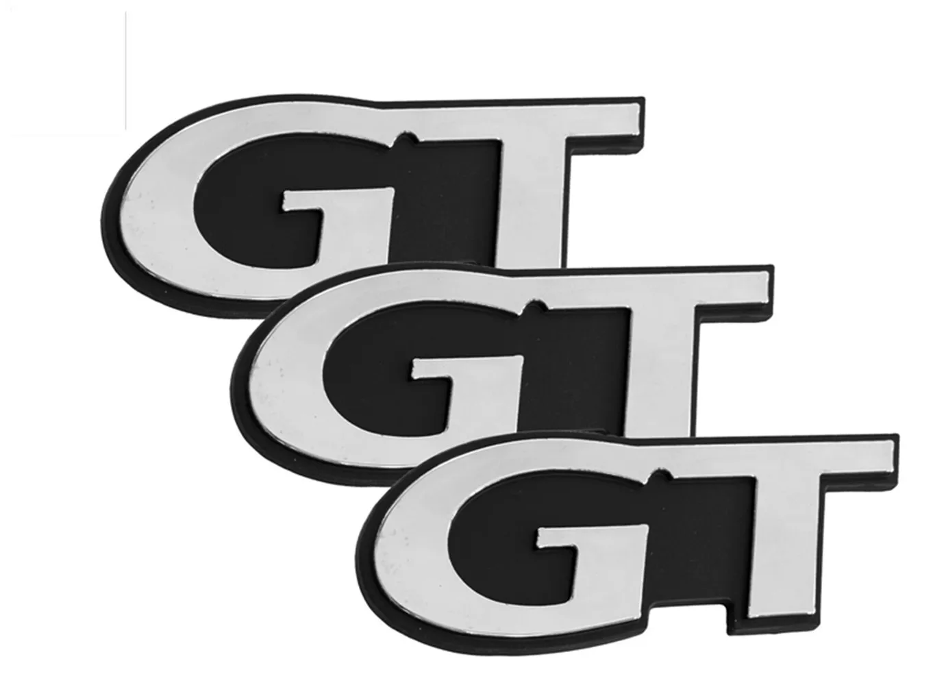 1999-2004 Mustang GT хром и черный боковой брызговик багажник значок эмблемы-3 шт.