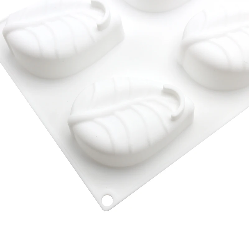 Силиконовая форма для торта 6 отверстий 3D листьев выпечки десертов инструменты