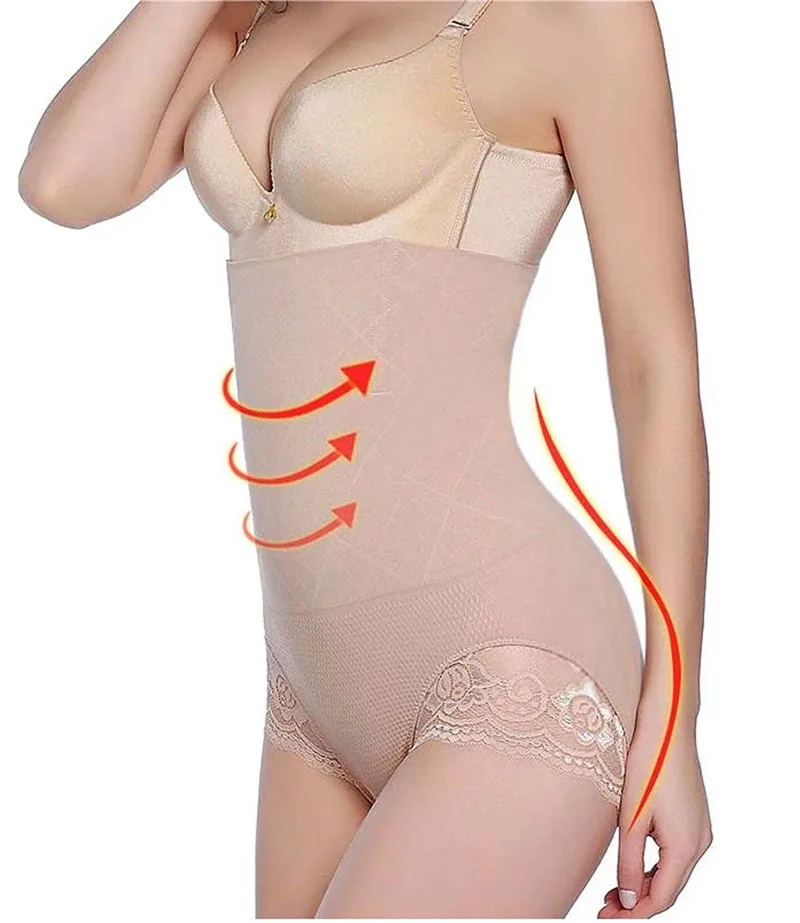 Vberry Waist Trainer Control Panties for Women Party Body Modeling Belt Shaper Tummy Pulling Underwear Butt Lifter Short | Женская