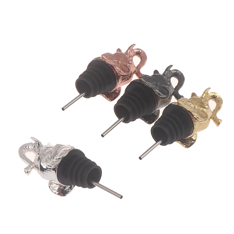 1 шт. цинковый сплав насадка в виде слона для вина уникальные пробки бутылок