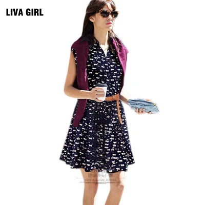 Женское летнее платье новинка 2020 модное женское тонкое шифоновое мини с принтом