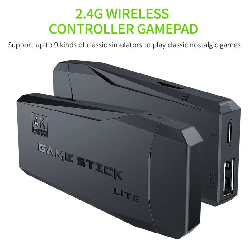 Портативная игровая консоль для PS1/SEGA/SNES/MAME Ретро ТВ приставка Lite 4K с HDMI