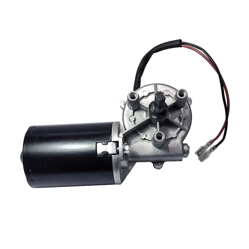 DC Шестерни мотор двери гаража Raplacement 12V 24V 45/50 об/мин постоянного тока для электрического велосипеда червь Шестерни Мотор левый и правый угол двойной плоский Вал