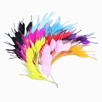 6pcs goose feathers flower 30cm bendable feather headwearfor lady headwear wedding decoration accessories costumes props