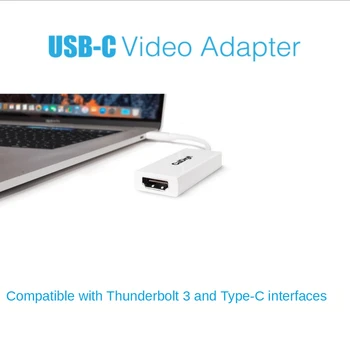 USB-C To VGA USB-C To DP1.2 CalDigit USB-C Video Adapter Type-C To HDMI/DP/VGA Adapter Compatible with lightning 3