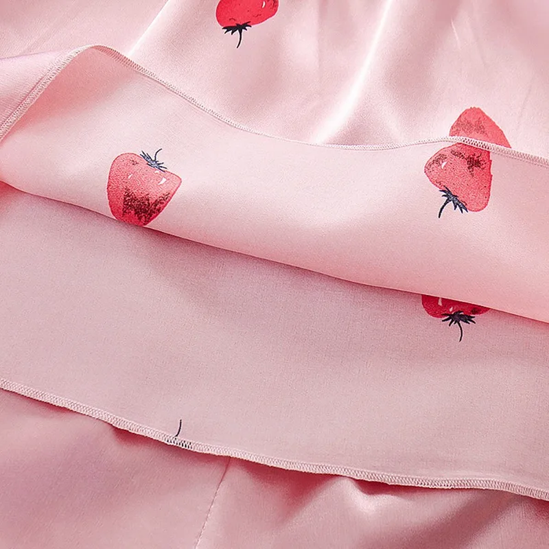 2 шт. детская блузка с коротким рукавом и шорты|Комплекты пижам| |