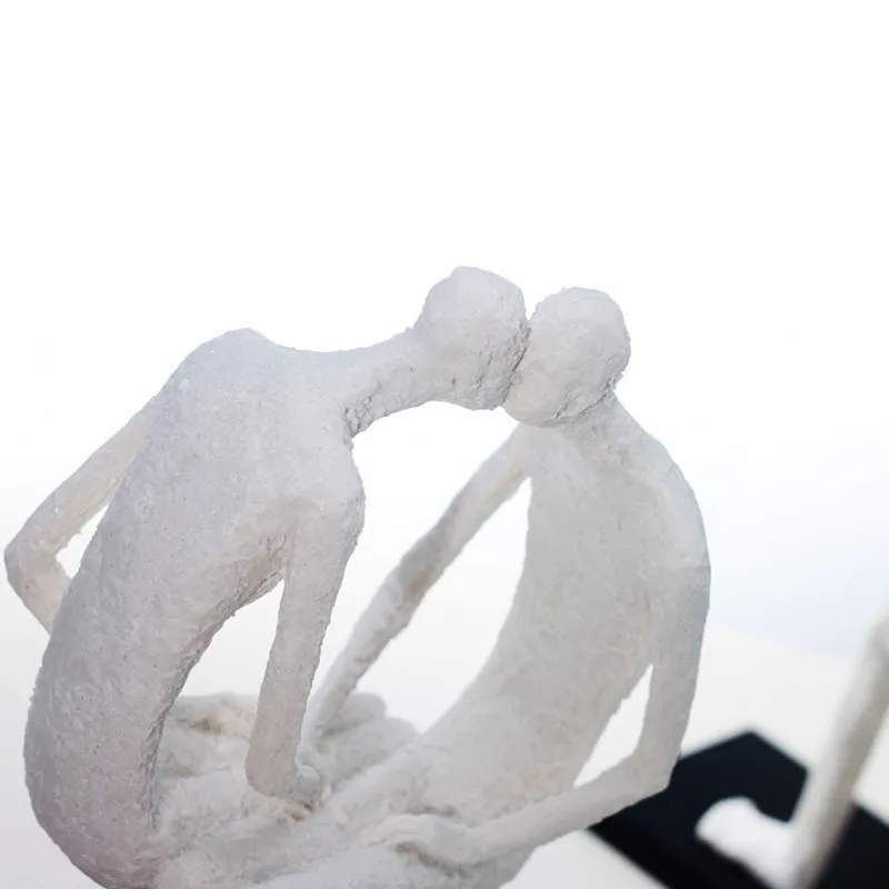 

Resin Room Decor Abstract Figure Ornament Quartz Sand Pseudo Lithic Desk Decorations Portrait Home Decoration Accessories Modern