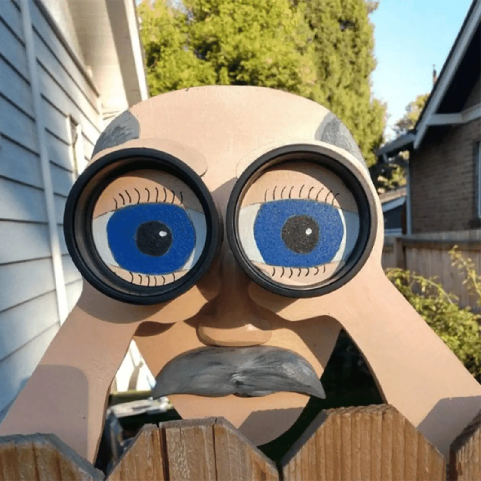 

Садовый Забор Декор любопытный дедушка бабушка орнамент весело украшения двора иллюстрации для Волшебные садовые фигурки миниатюрные дом...