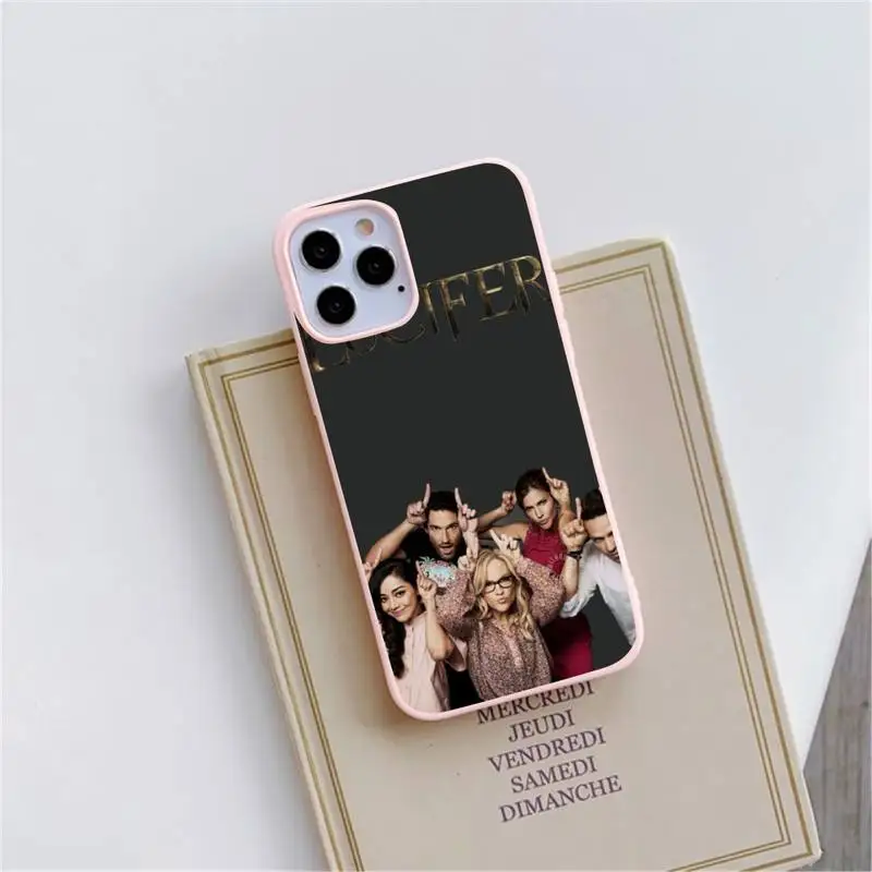 

American TV Degenerate angel Lucifer Phone Case Candy Color for iPhone 6 6S 7 8 11 12 XS X SE 2020 XR mini pro Plus MAX funda