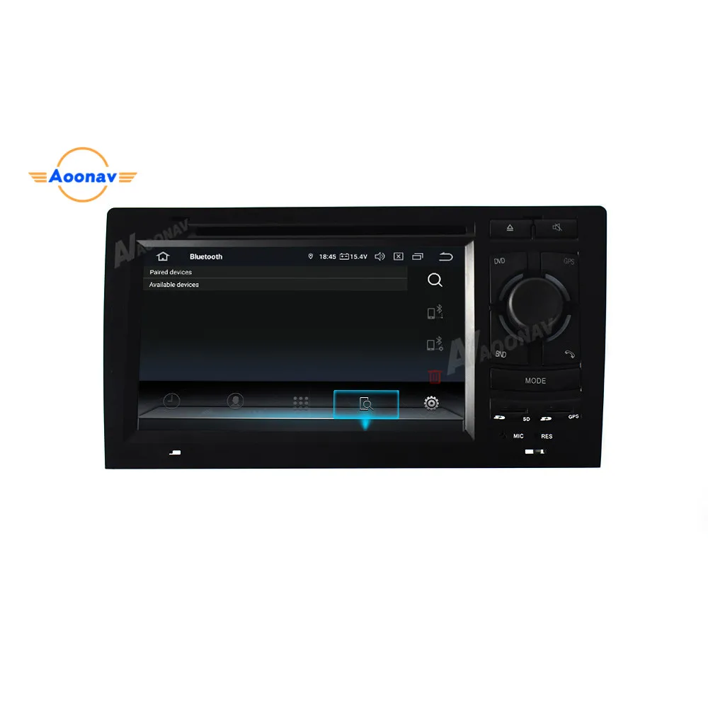 Радио android 2 din автомобильный стерео приемник для Audi A8 S8 1994-2003 dvd-плеер сенсорный