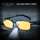Солнцезащитные очки CAPONI 1208 мужские, Поляризованные, фотохромные, в титановой оправе