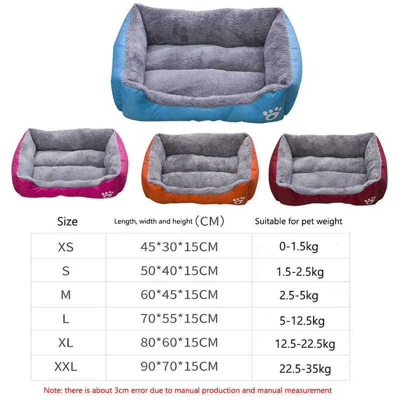 2020 детская мягкая большая кровать для собак кошка теплая уютная домик мягкое