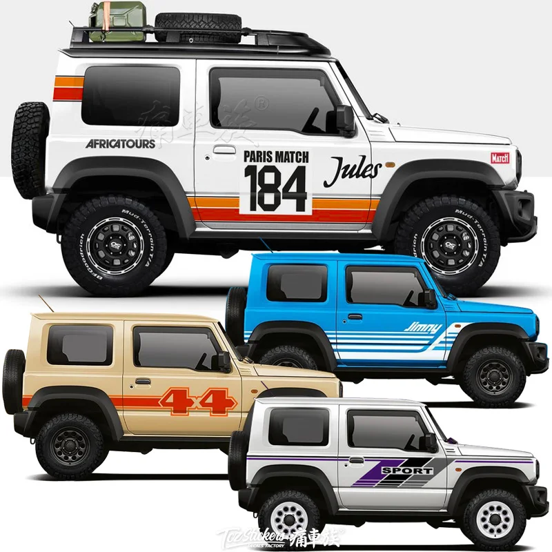 Автомобильная наклейка для Suzuki Jimny украшения кузова новая спортивная