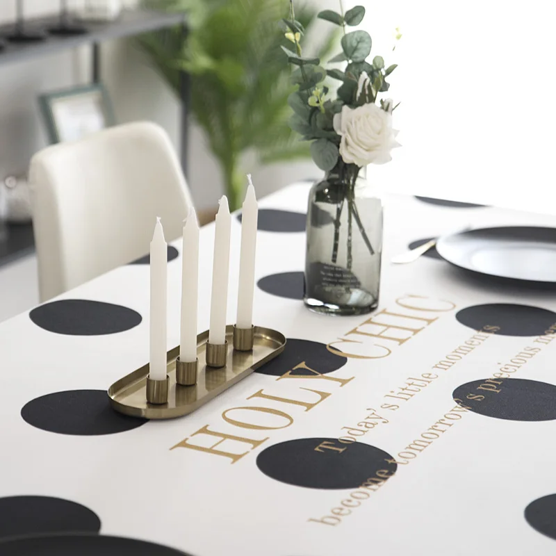 Стильная симпатичная Водонепроницаемая Скатерть льняная и хлопковая