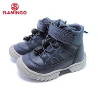 flamingo 2020 russian brand lace up boots warm anti slip arch size 22 27 kids shoe for boy free shipping 202b z5 2049
