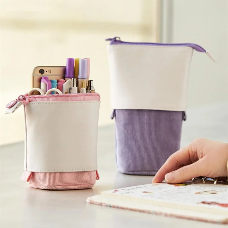

Creative Telescopic School Stationery Box, Kawai Stationery Storage Bag, Exquisite Pen Box, Children's Pen Gift.