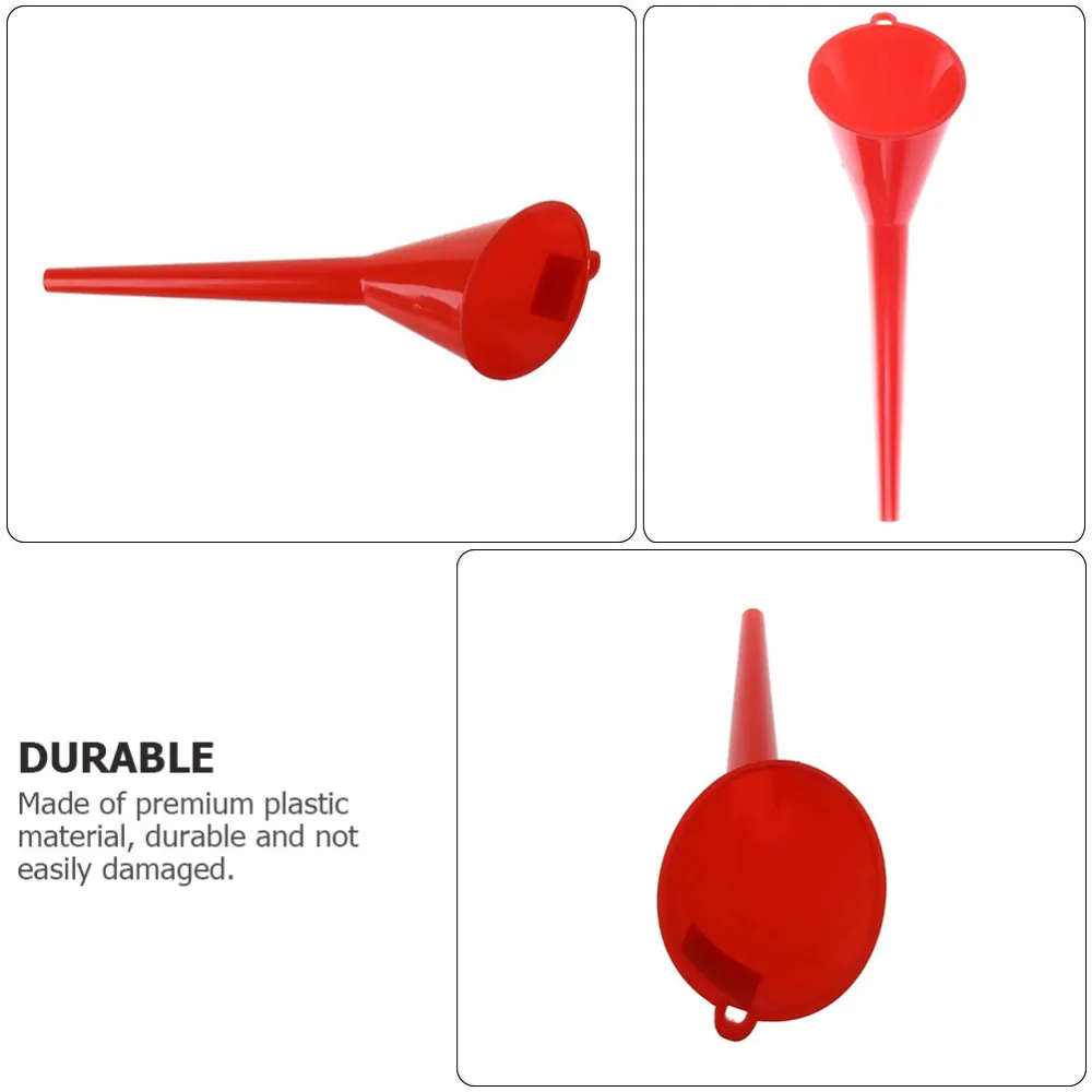 

1pc Useful Lengthened Fuel Funnel Universal Automotive Motorbike Filling Funnel