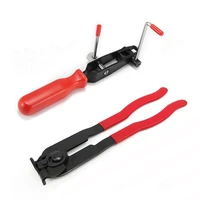 2pcs auto repair tools cable type hose clips cv joint clamp banding install tool for tire repair clamp removal plier durable