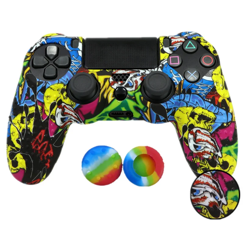 Трансформеры мягкий силиконовый резиновый чехол для Sony PlayStation Dualshock 4 PS4 DS4 Pro
