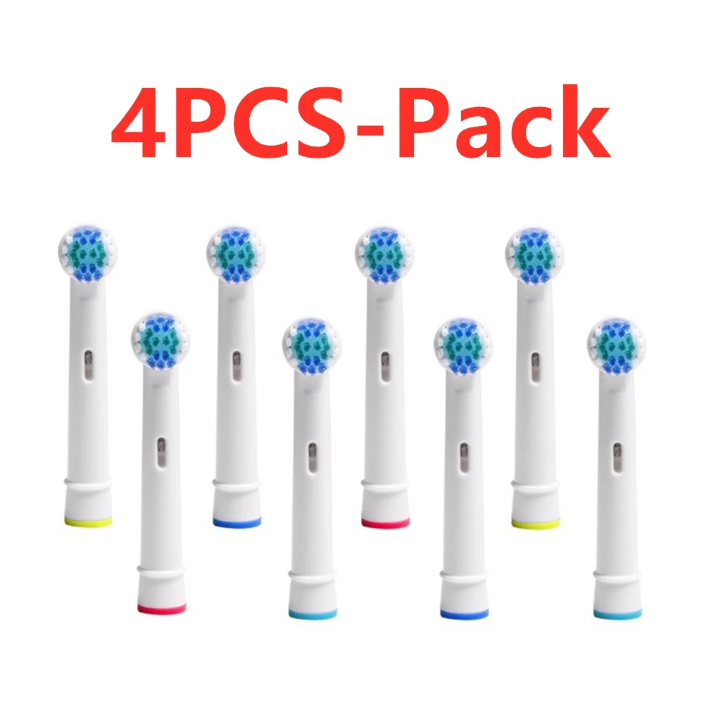 4pcs Replacement Brush Heads For Oral B Rotation Type Electric Toothbrush Replacement heads/ Pro Health/Triumph/ Advance Power