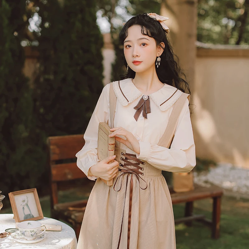 

Bind to film the braces skirt restoring ancient ways of literature and art is not lower than 】 【 new winter stock