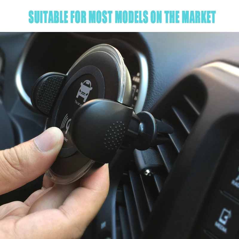 

Car Bracket GPS Stand Vehicle-mounted Wireless Charger 360-degree Adjustable Navigation Bracket Wireless charging Car charger