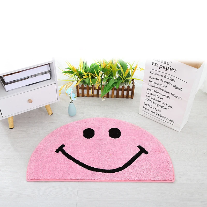 

Cute Bathroom Mat Thicker Plush Entrance Doormat Water Absorption Non-slip Bath Mats Machine Washable Home Bathroom Rug