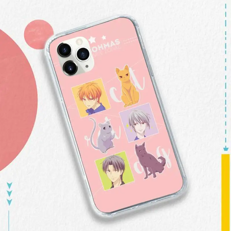 

Furuba yuki and fruits basket anime Phone Case Transparent soft For iphone 5 5s 5c se 6 6s 7 8 11 12 plus mini x xs xr pro max