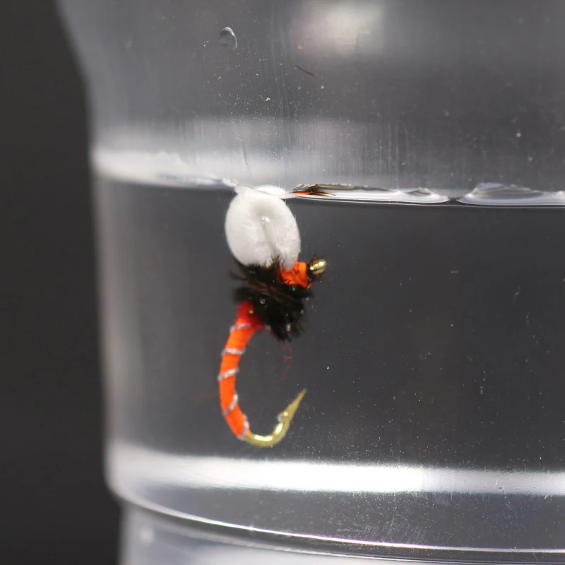 8 шт. подтяжки для форели оранжевого красного зеленого цветов |