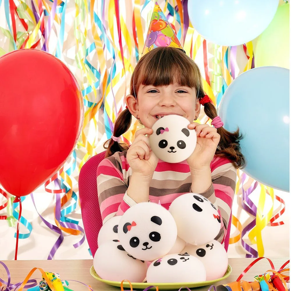 Мягкая мягкая игрушка медленно поднимающаяся панда лицо хлеб эластичная ребенок