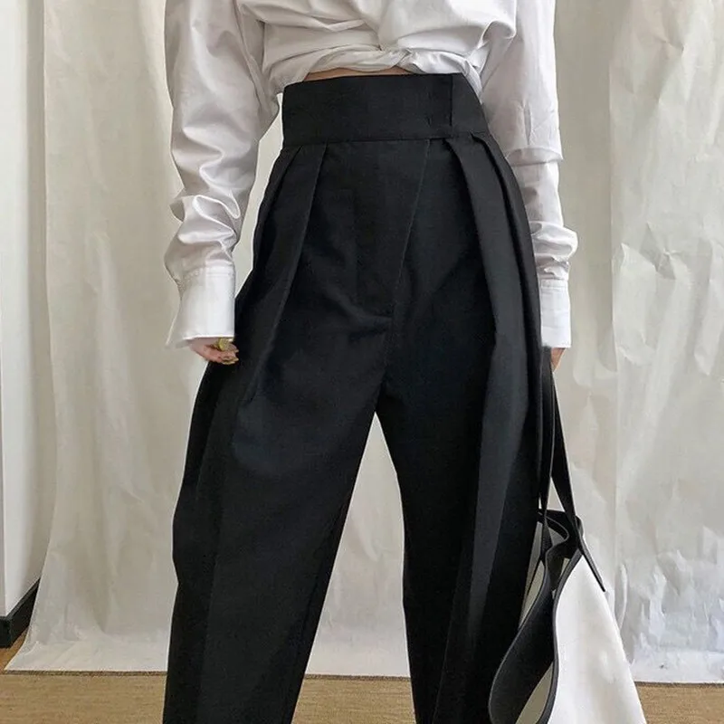 

Causal Loose Trouser For Women Pants Autumn Women's Harem Pants High Waist Female Clothes Fashion Elegant New