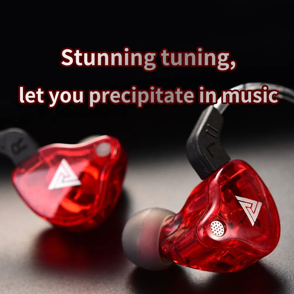 

QKZ AK6 Dynamic Circle 108 DB car Sports Earphones With Microphone 20~20000 Hz In-ear 3.5 Wired Earphone car accessories