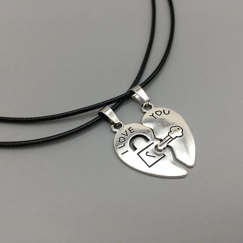 Ожерелье с подвеской в виде сердца 2 шт./компл.|Подвески| |