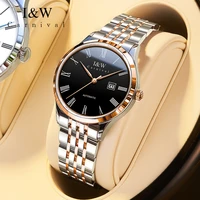 carnival new fashion luxury brand watches for women stainless steel mechanical automatic wristwatch sapphire mirror clock 8912l