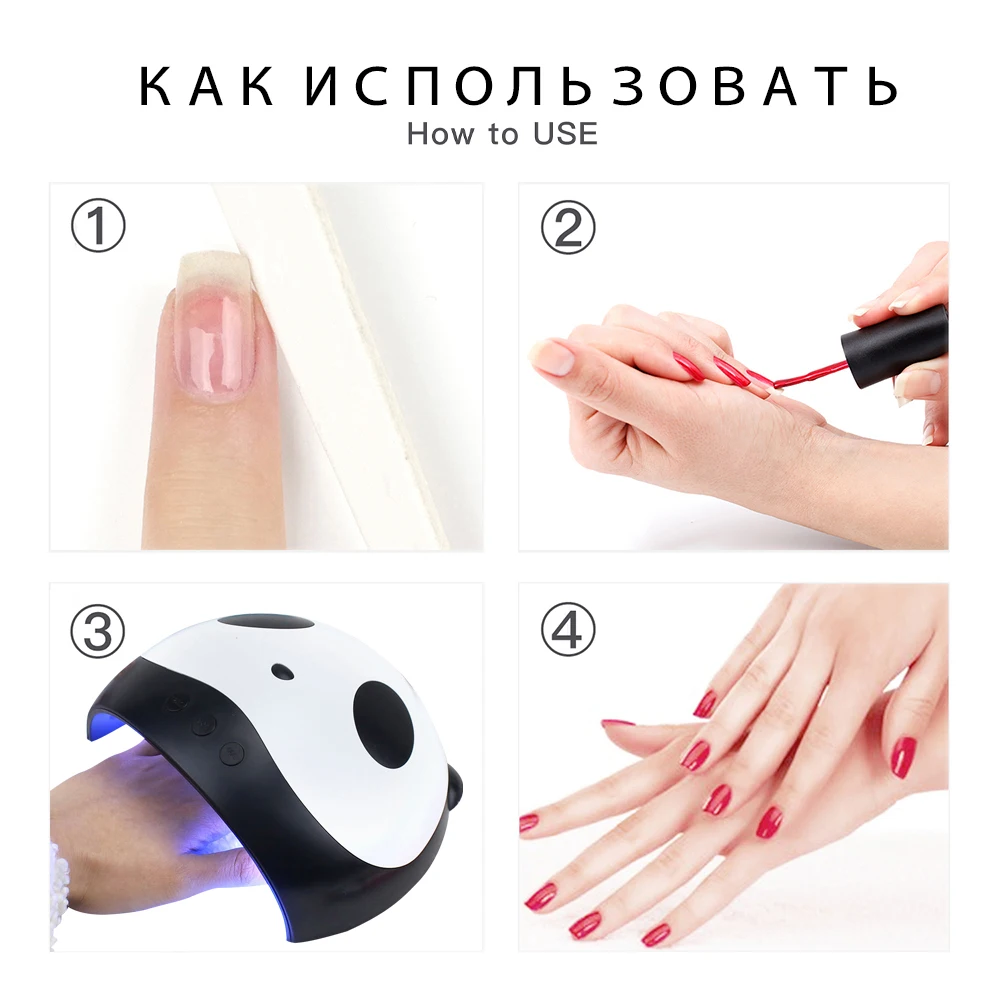 Горячий 36 W UV LED лампа для ногтей Сушилка Маникюр панда солнце ультрафиолетового Ice Лампа лак гель лампа все для ногти польский Свет Art инструмент