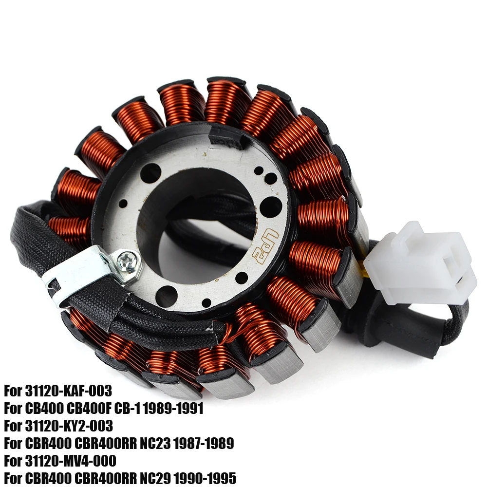 

Stator Coil for Honda CB400F CB-1 CB400 CBR400RR NC23 NC29 CBR400 31120-KAF-003 31120-KY2-003 31120-MV4-000