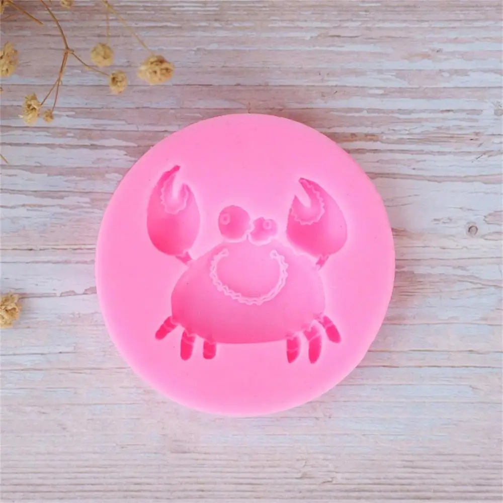 Силиконовая форма в виде краба морских животных морского океана милая фруктовая